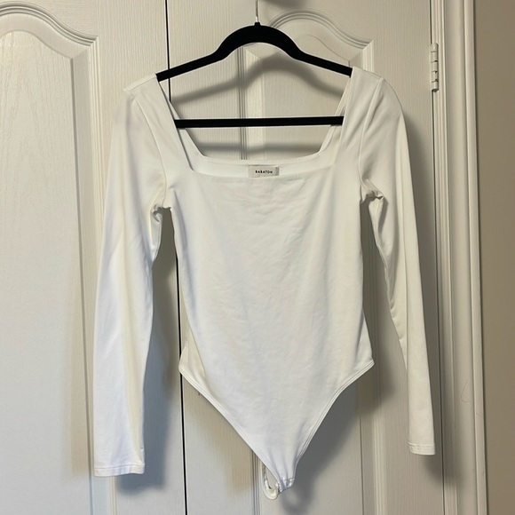 BABATON long sleeve square neck bodysuit sz medium - Picture 2 of 4